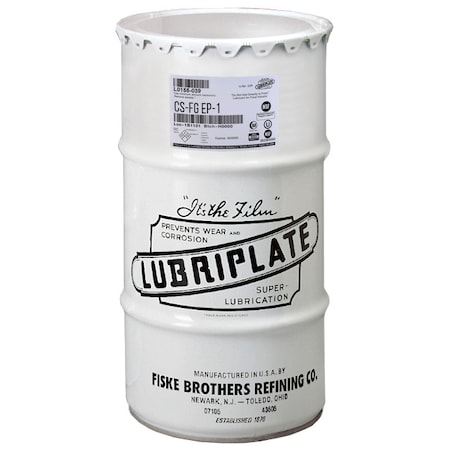 Lubriplate Cs-Fg Ep-1, 1/4 Drum, Calcium Sulfonate Food Grade Ep-1 Grease L0155-039